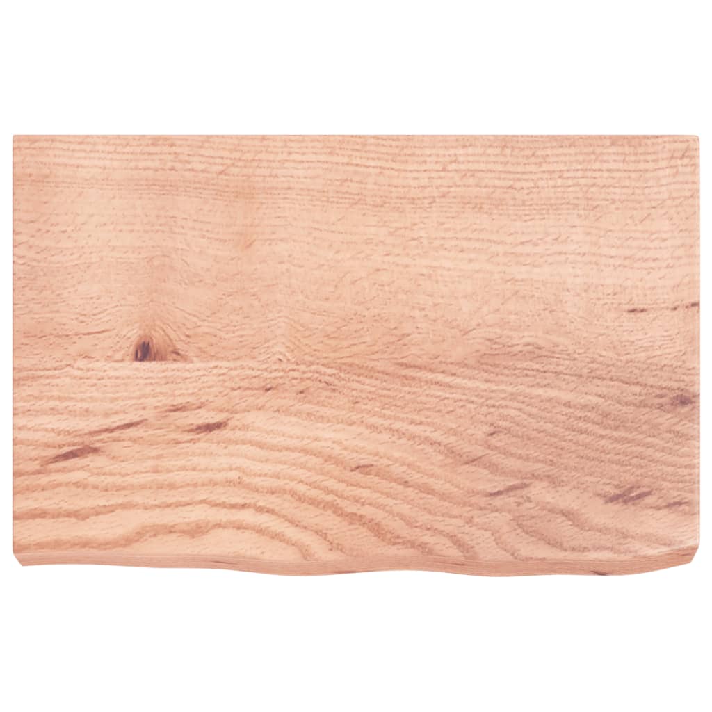 Prateleira de parede 60x40x(2-6) cm carvalho tratado castanho