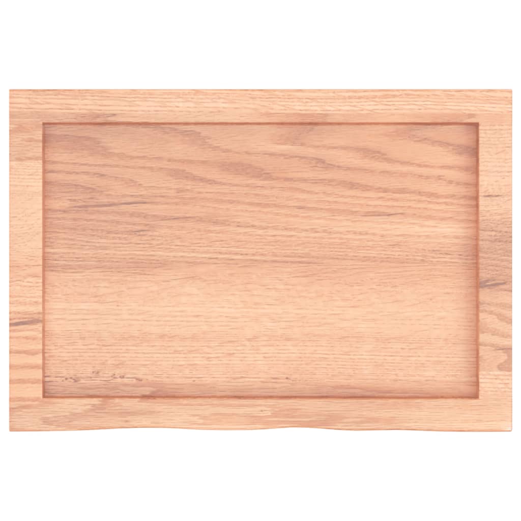 Prateleira de parede 60x40x(2-6) cm carvalho tratado castanho