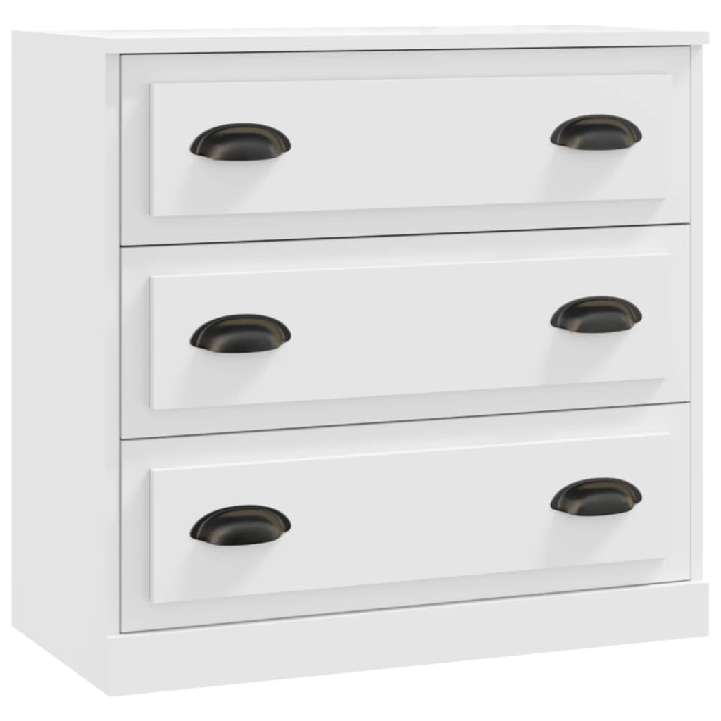 Aparadores 2 pcs derivados de madeira branco