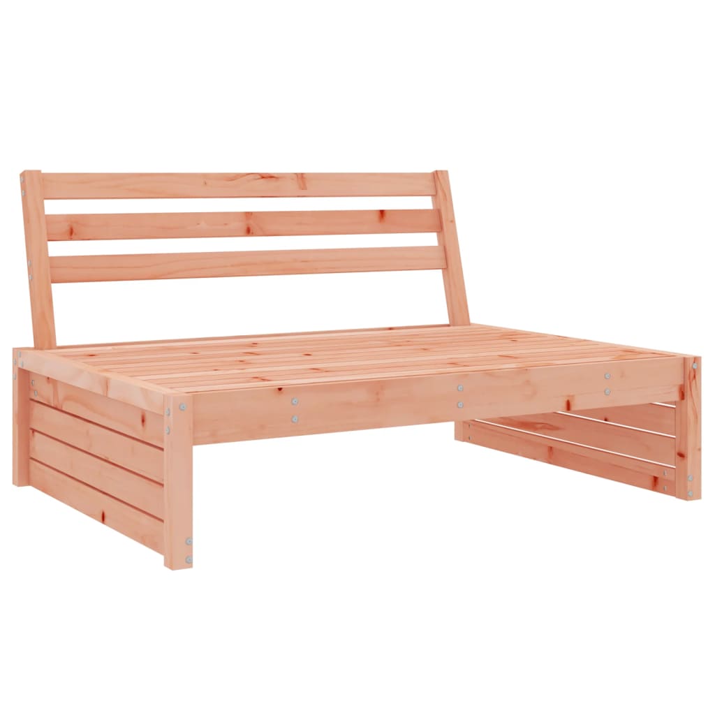 2 pcs conjunto lounge de jardim madeira de douglas maciça