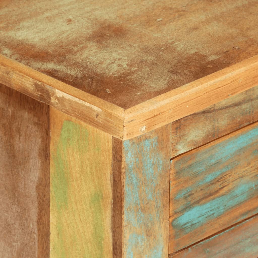 Aparador 68x35x55 cm madeira recuperada maciça