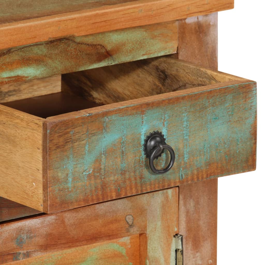 Aparador 68x35x55 cm madeira recuperada maciça