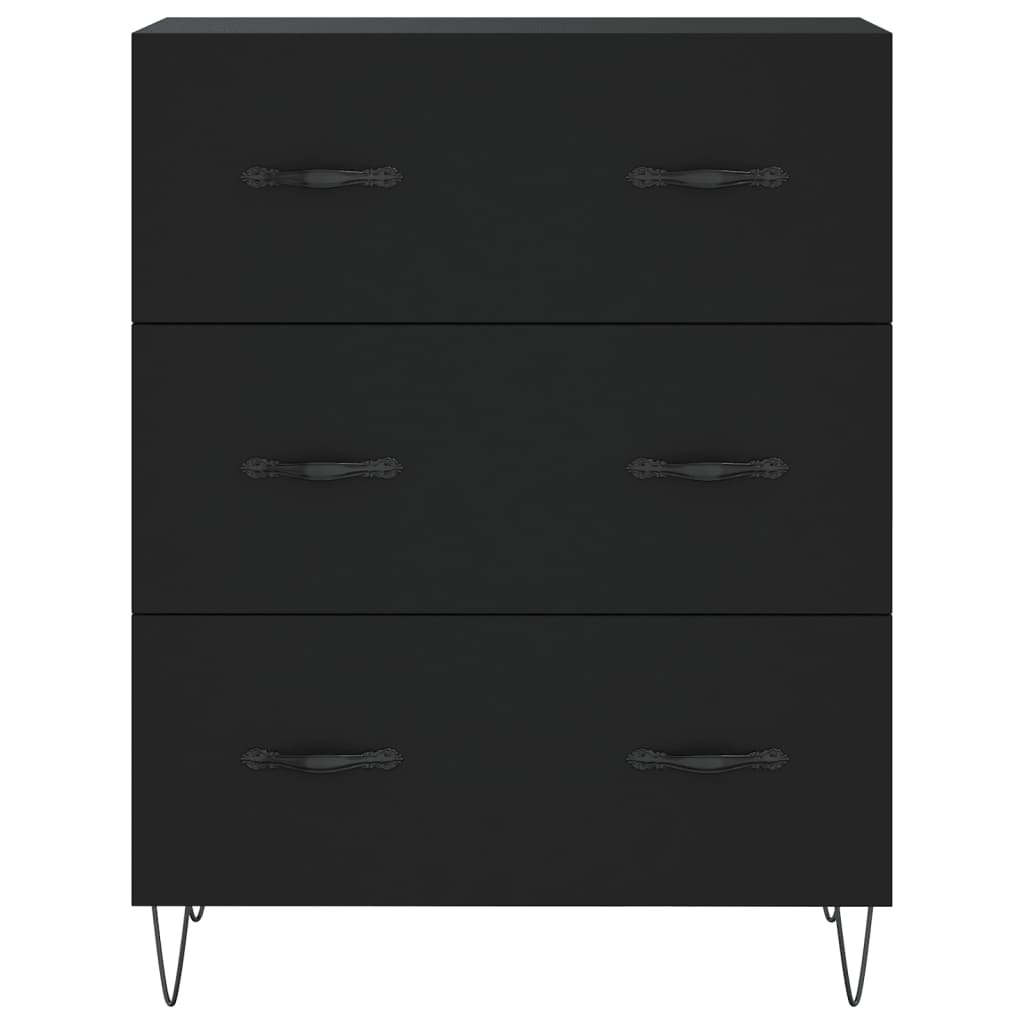 Aparador 69,5x34x90 cm derivados de madeira preto
