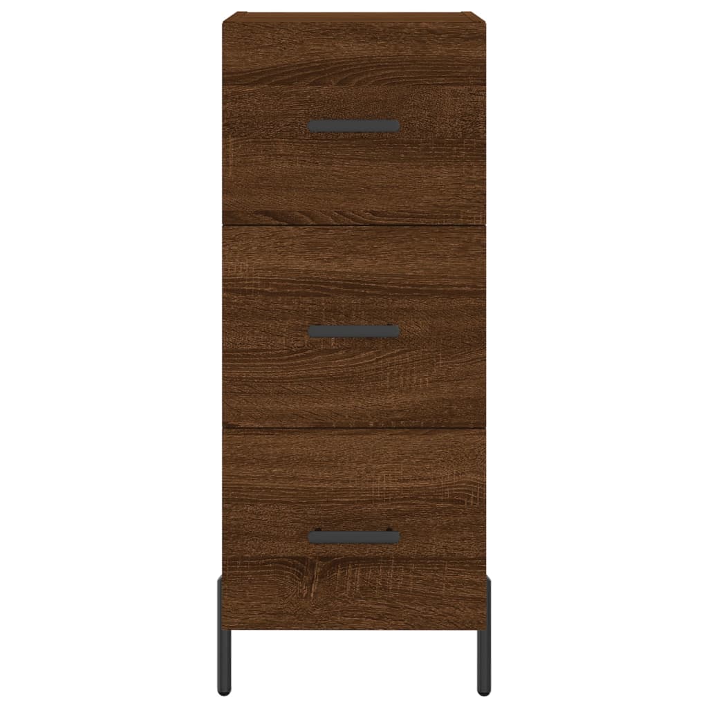 Aparador 34,5x34x90 cm derivados de madeira carvalho castanho