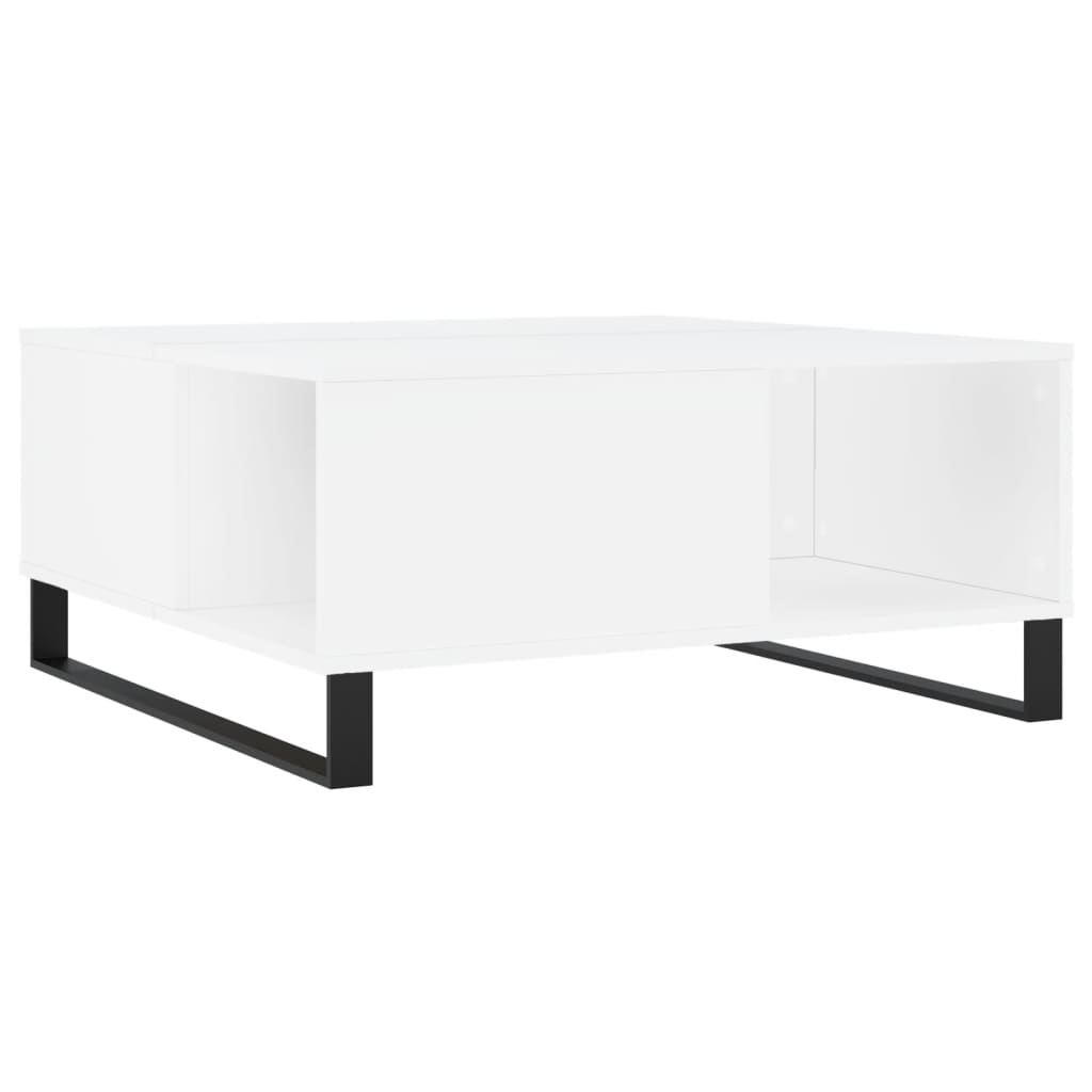 Mesa de centro 80x80x36,5 cm derivados de madeira branco