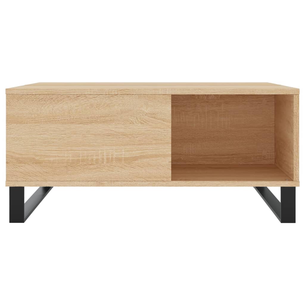 Mesa de centro 80x80x36,5 cm derivados madeira carvalho sonoma