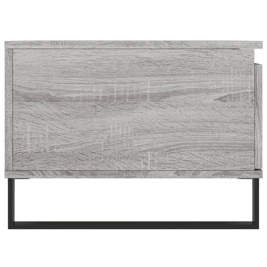 Mesa de centro 90x50x36,5 cm derivados madeira cinzento sonoma
