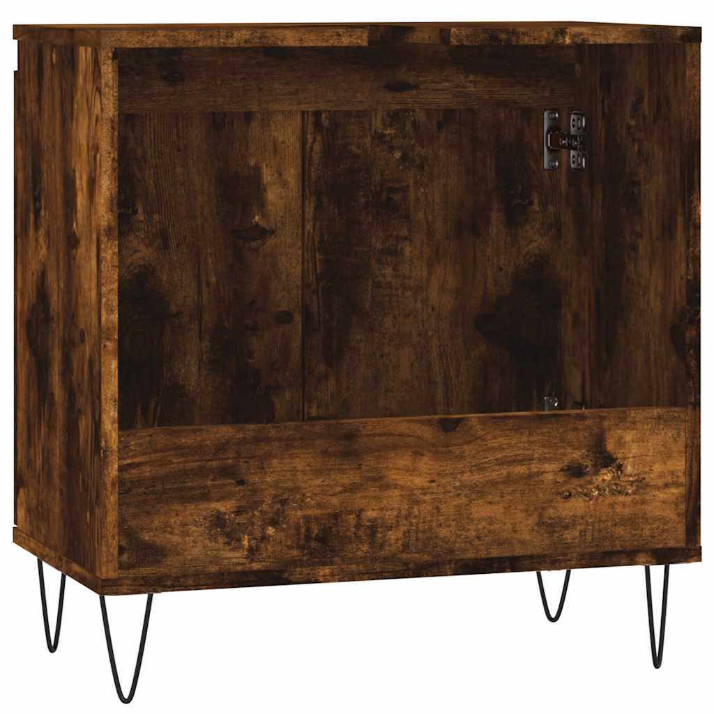 Armário casa de banho 58x33x60 cm deriv.madeira carvalho fumado