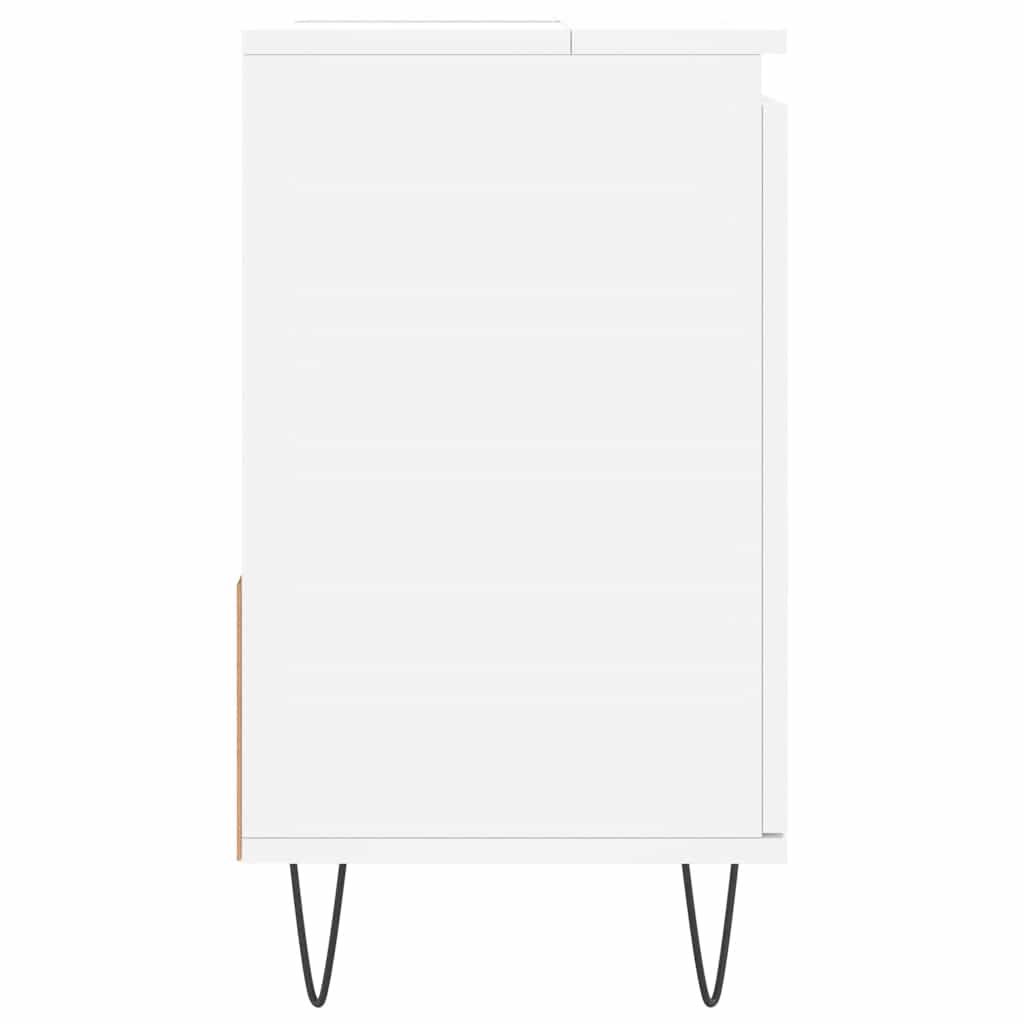 Armário de casa de banho 65x33x60cm derivados de madeira branco