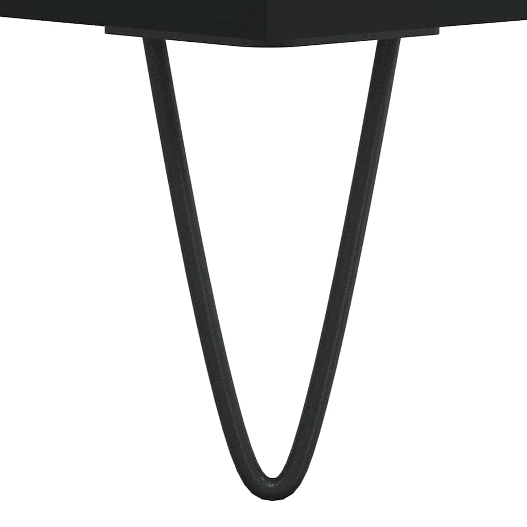 Armário de casa de banho 65x33x60cm derivados de madeira preto