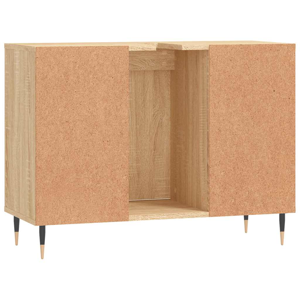 Armário p/ casa banho 80x33x60cm deriv. madeira carvalho sonoma