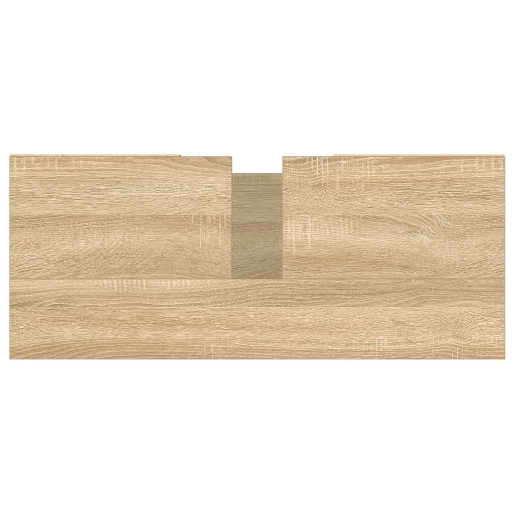 Armário p/ casa banho 80x33x60cm deriv. madeira carvalho sonoma