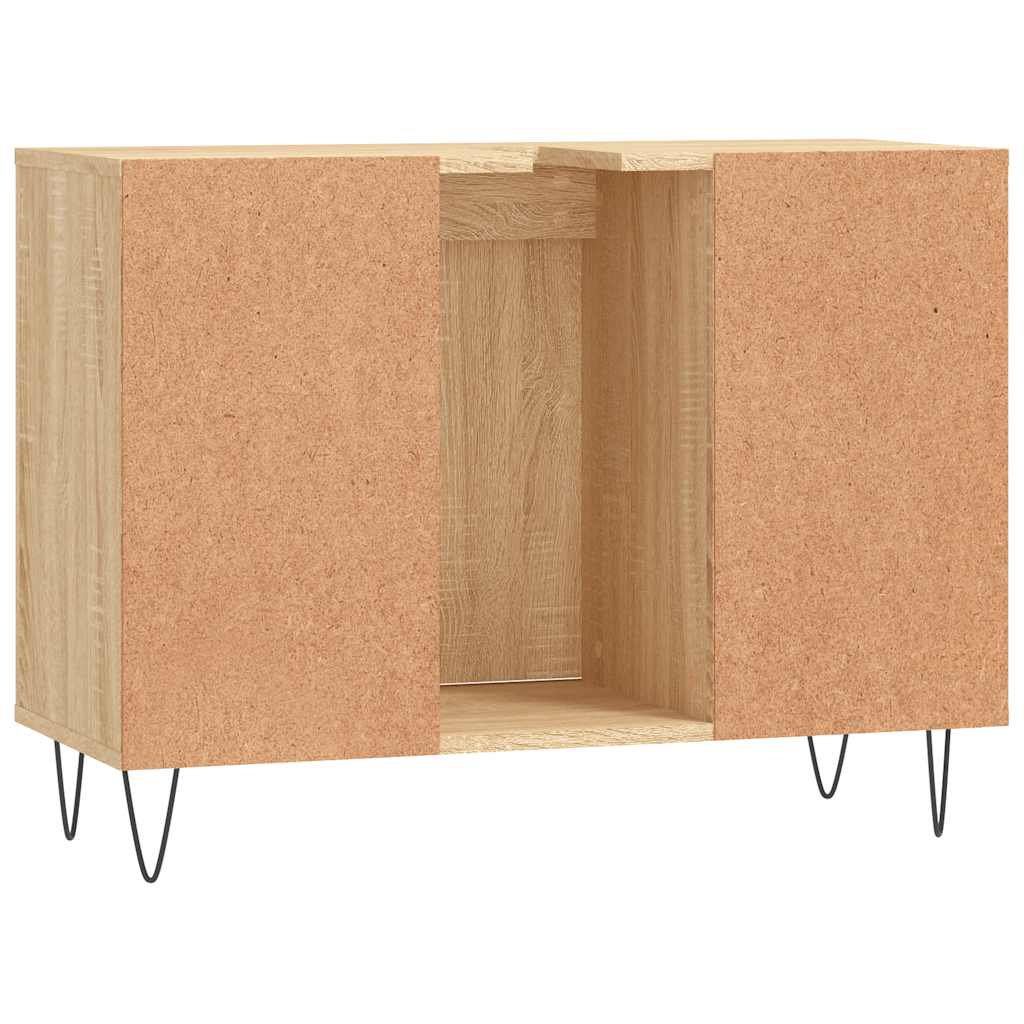 Armário p/ casa banho 80x33x60cm deriv. madeira carvalho sonoma