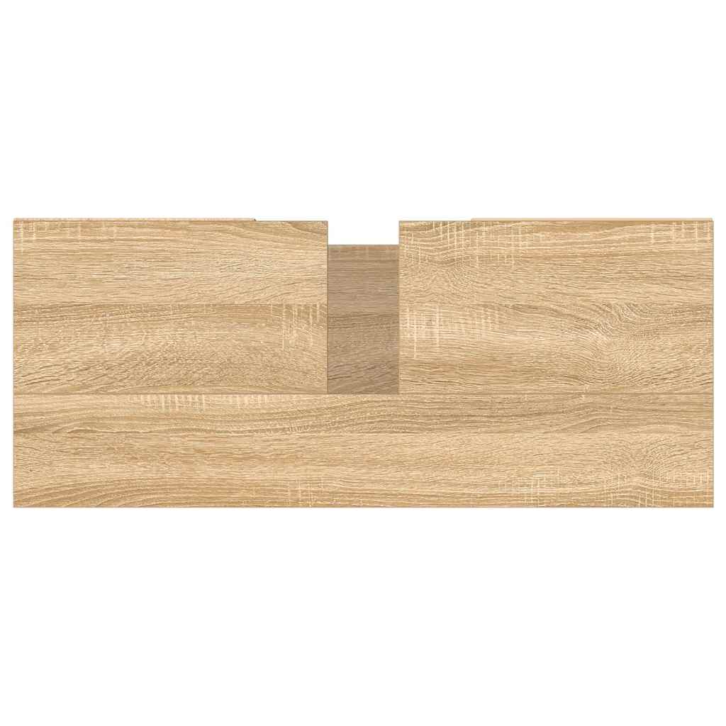 Armário p/ casa banho 80x33x60cm deriv. madeira carvalho sonoma