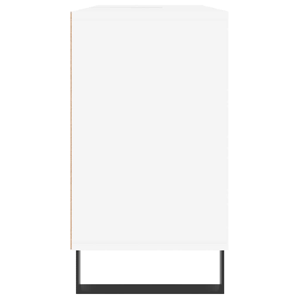 Armário de casa de banho 80x33x60 cm derivados madeira branco