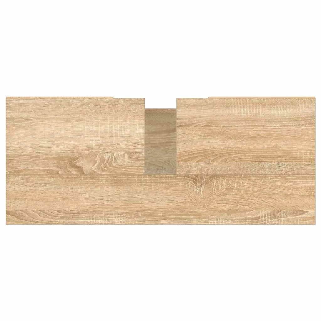 Armário p/ casa banho 80x33x60cm deriv. madeira carvalho sonoma
