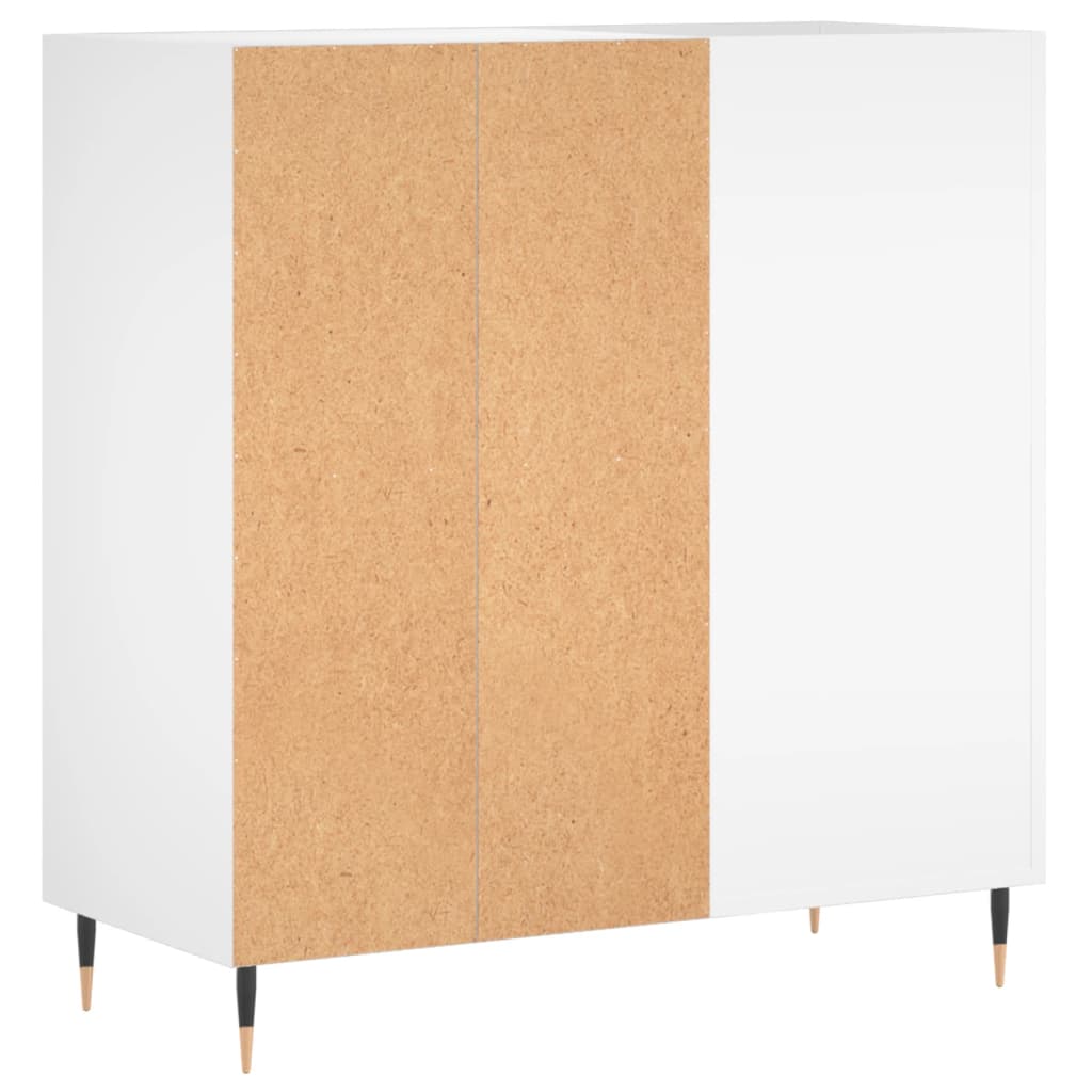 Armário para discos 84,5x38x89 cm derivados de madeira branco