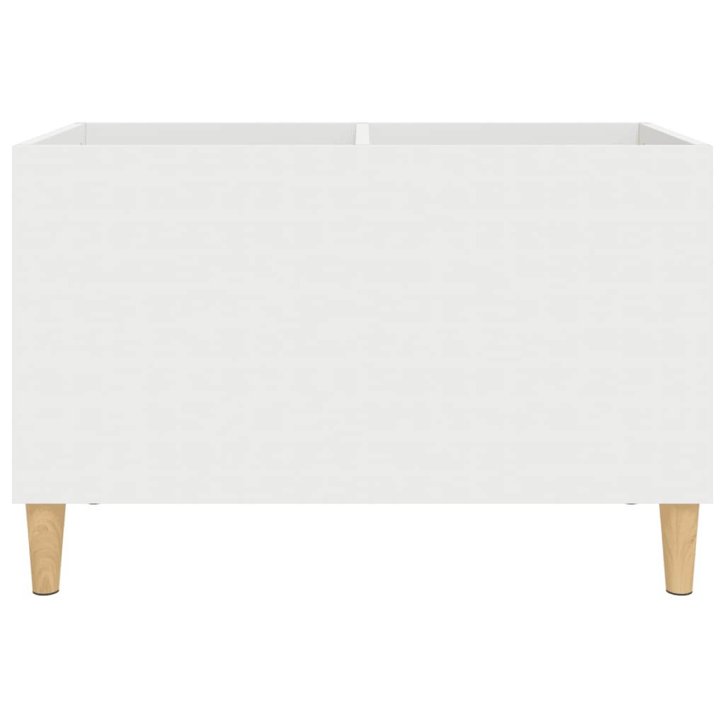Armário para discos 74,5x38x48 cm derivados de madeira branco