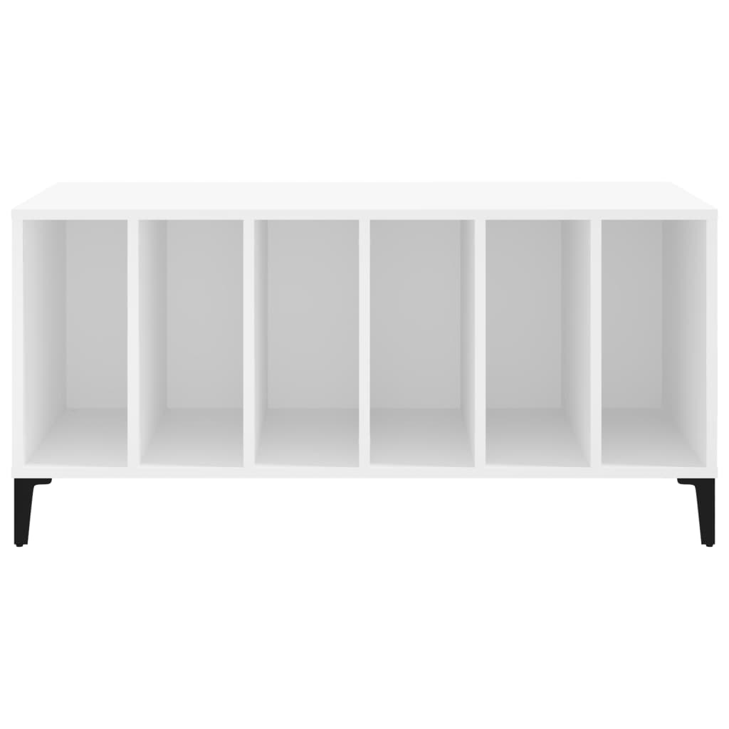 Armário para discos 100x38x48 cm derivados de madeira branco