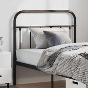 Cabeceira de cama 100 cm metal preto