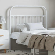 Cabeceira de cama 100 cm metal branco