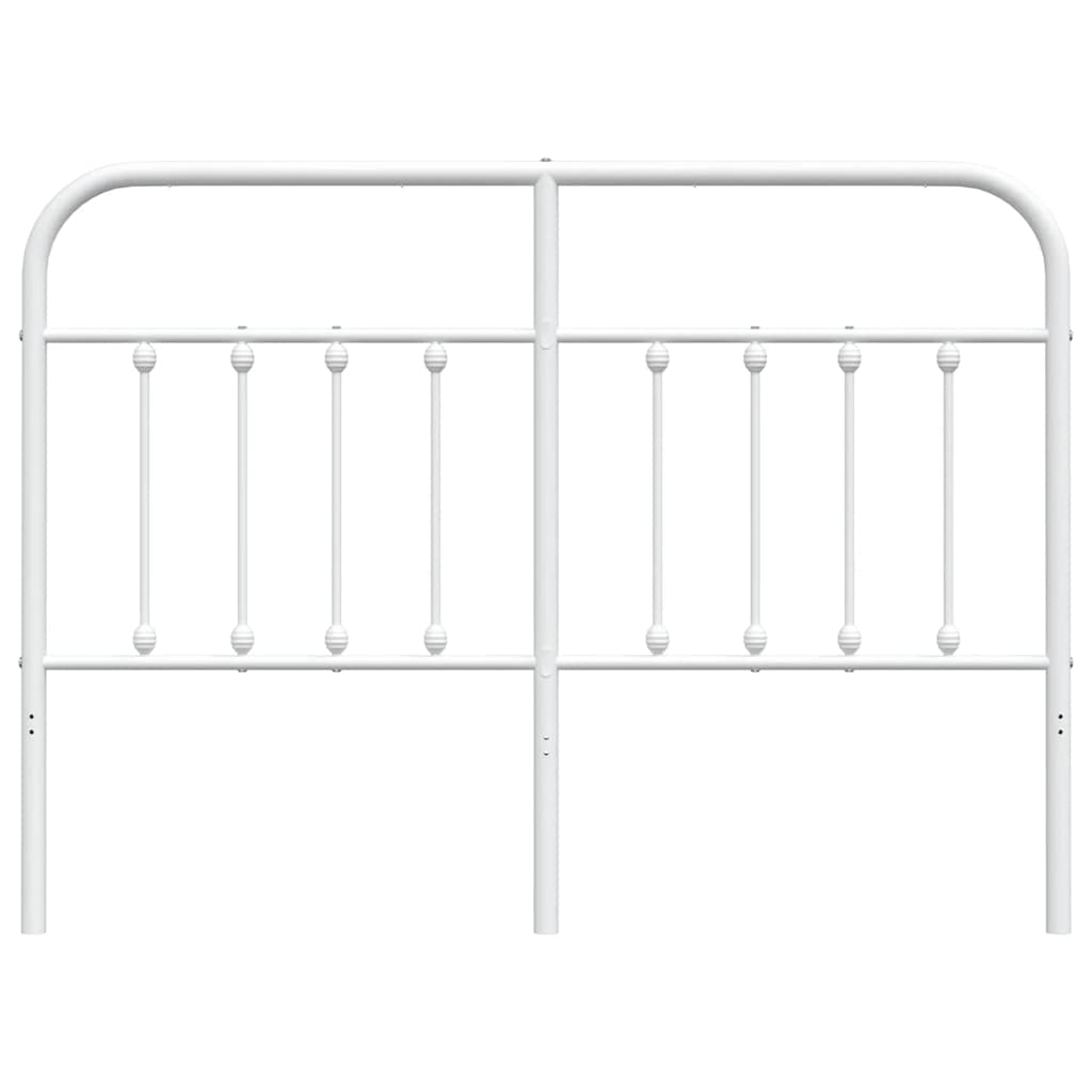 Cabeceira de cama 150 cm metal branco