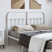 Cabeceira de cama 150 cm metal branco