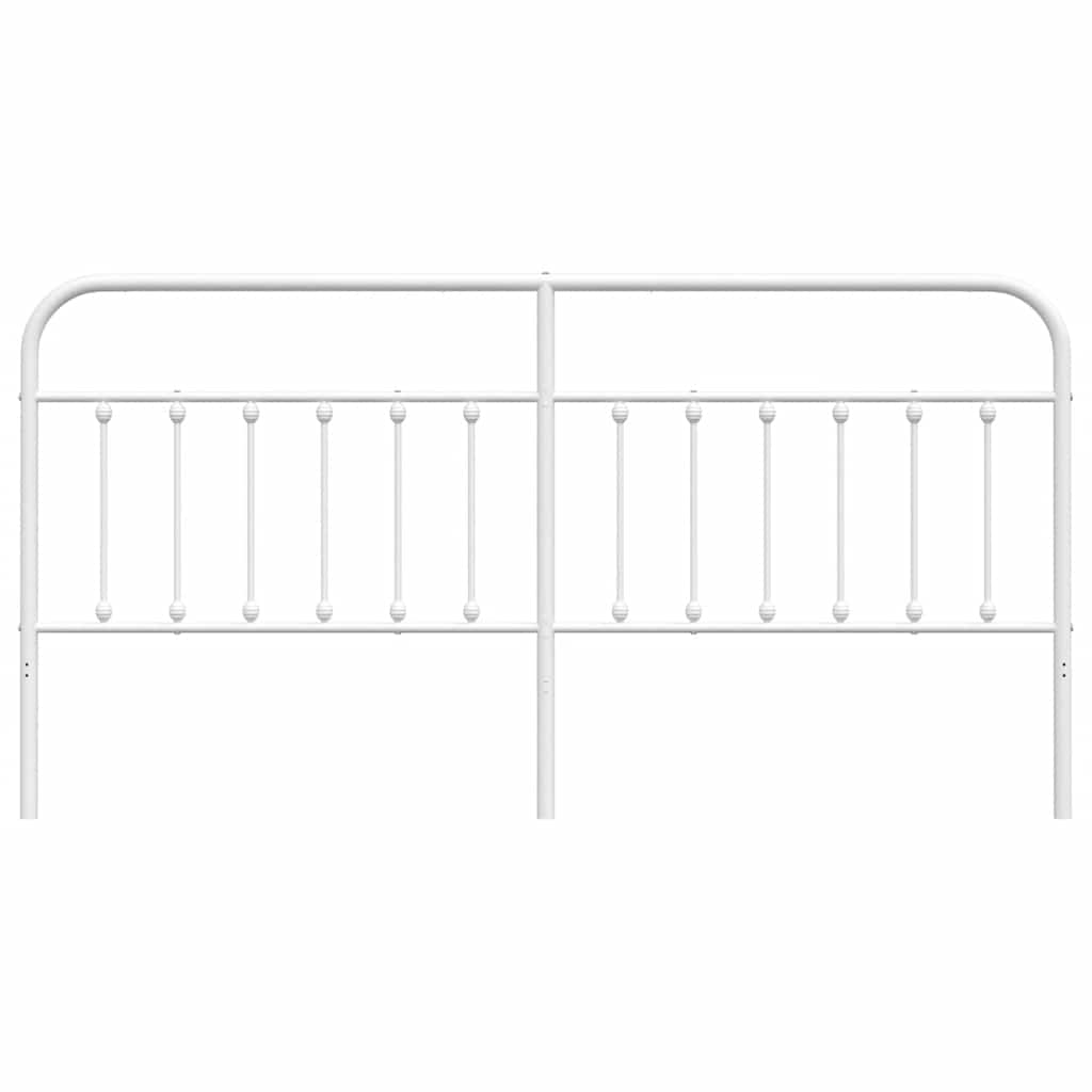 Cabeceira de cama 193 cm metal branco