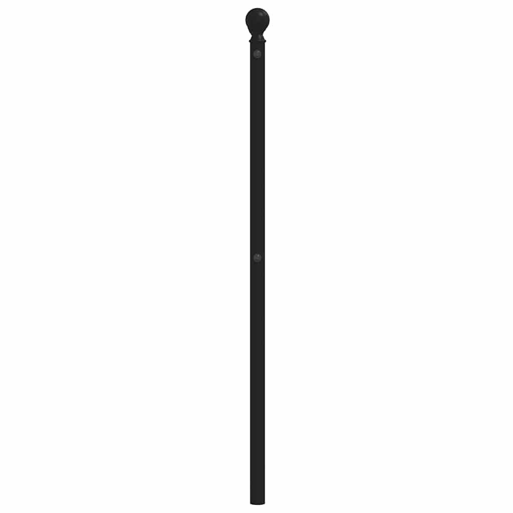 Cabeceira de cama 193 cm metal preto