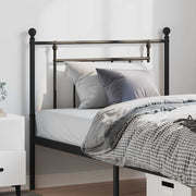 Cabeceira de cama 100 cm metal preto
