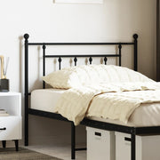 Cabeceira de cama 107 cm metal preto