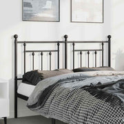 Cabeceira de cama 150 cm metal preto