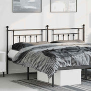Cabeceira de cama 180 cm metal preto