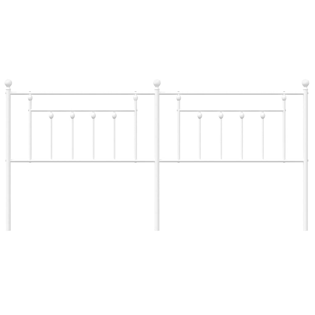 Cabeceira de cama 193 cm metal branco