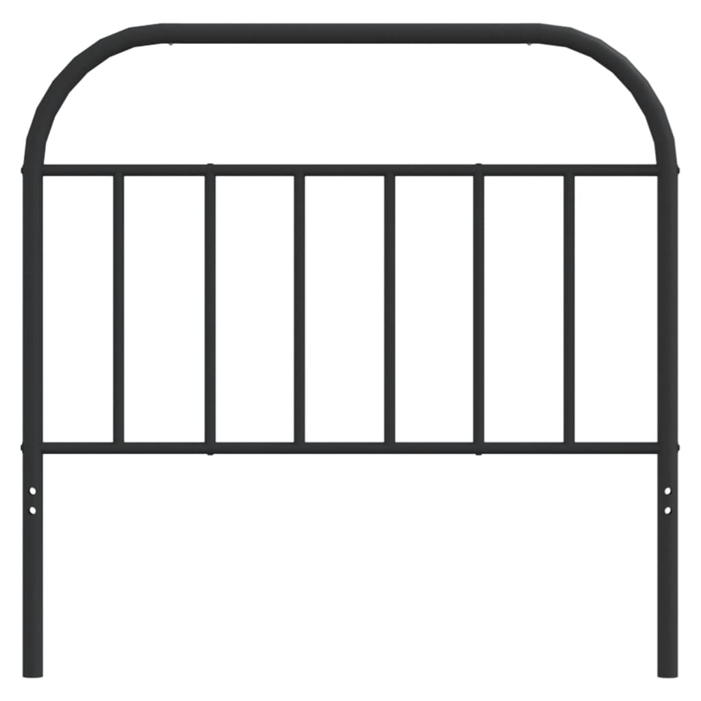 Cabeceira de cama 107 cm metal preto