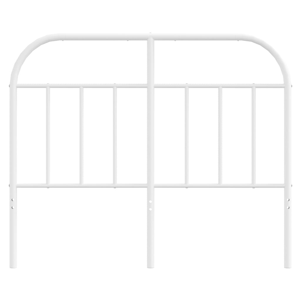 Cabeceira de cama 120 cm metal branco