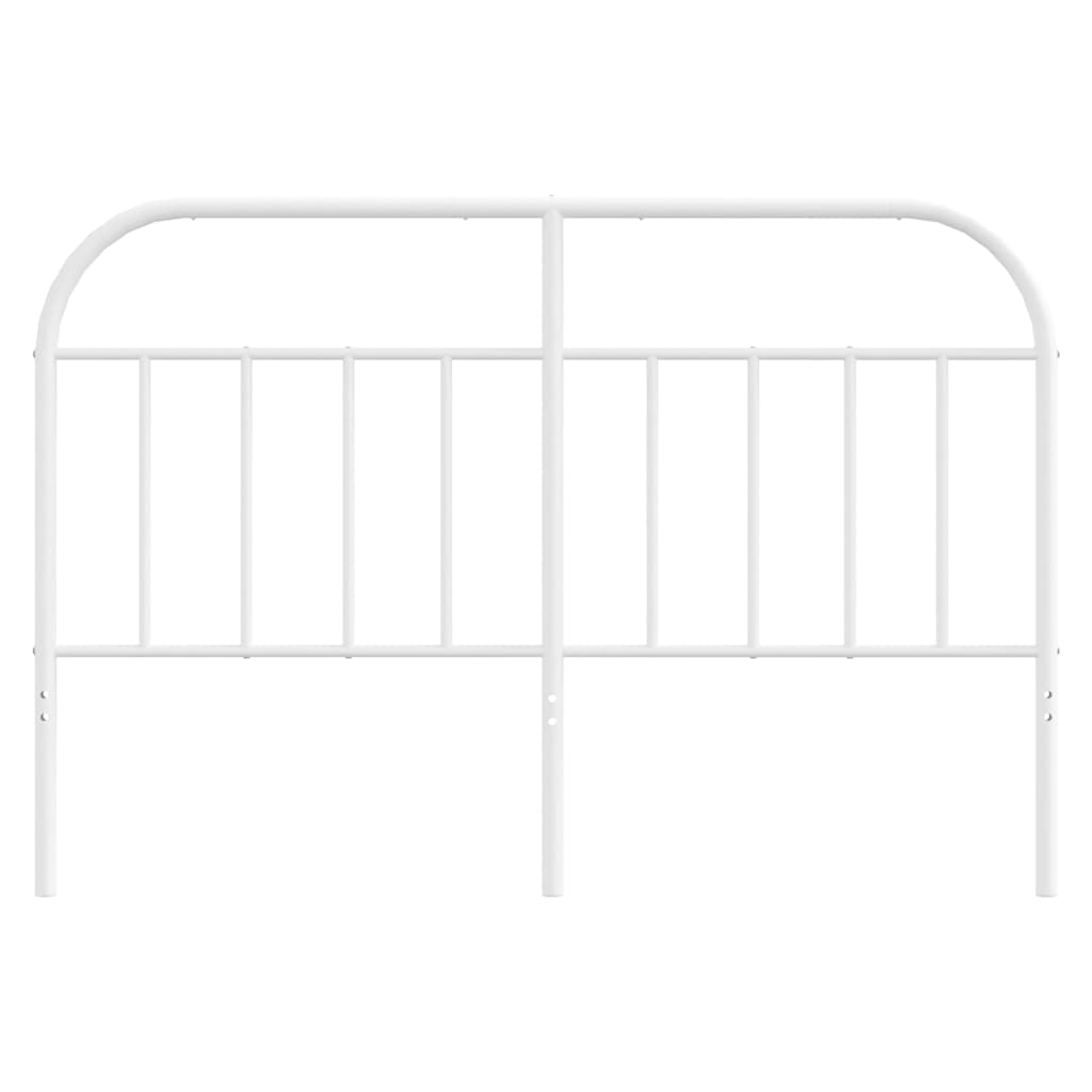 Cabeceira de cama 150 cm metal branco