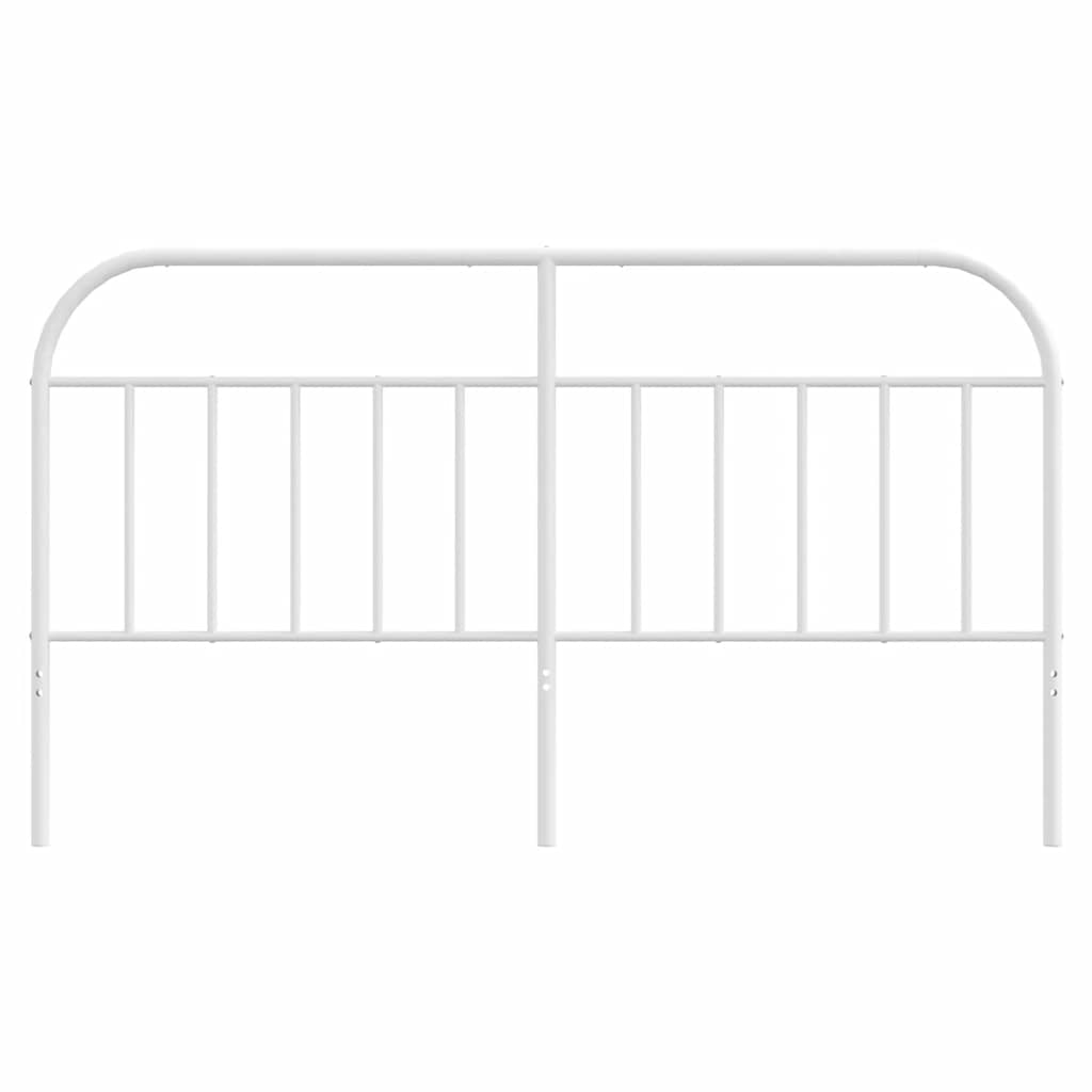 Cabeceira de cama 180 cm metal branco