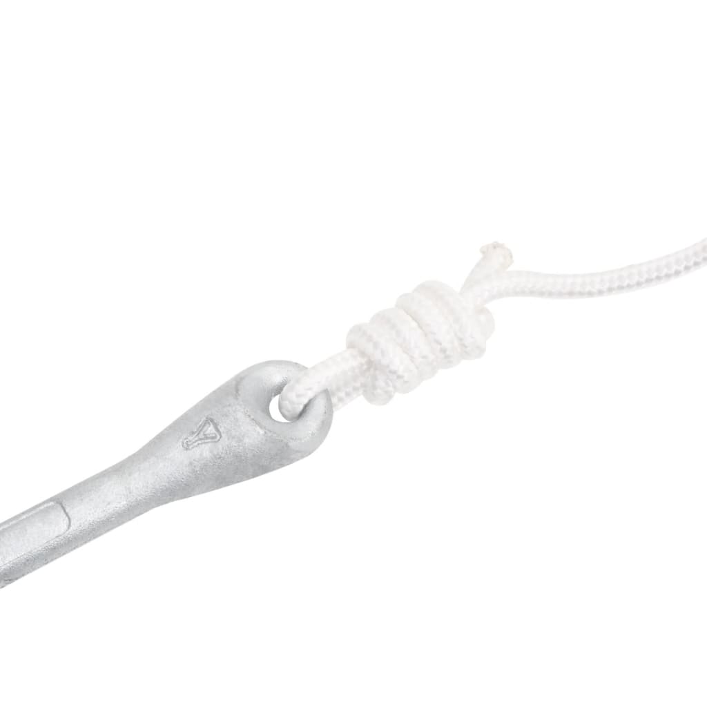 Âncora dobrável corda 4 kg ferro fundido galvanizado a quente