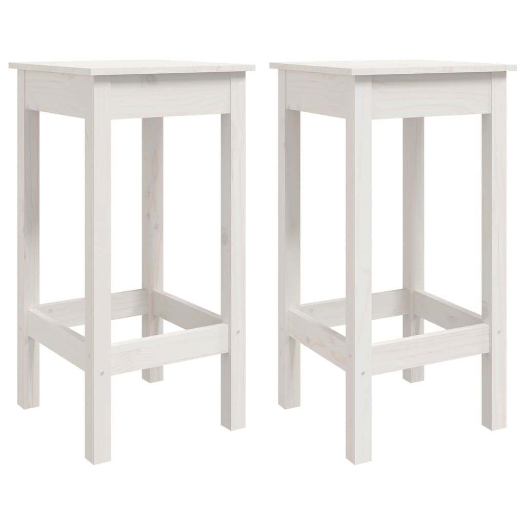 5 pcs conjunto de bar pinho maciço branco