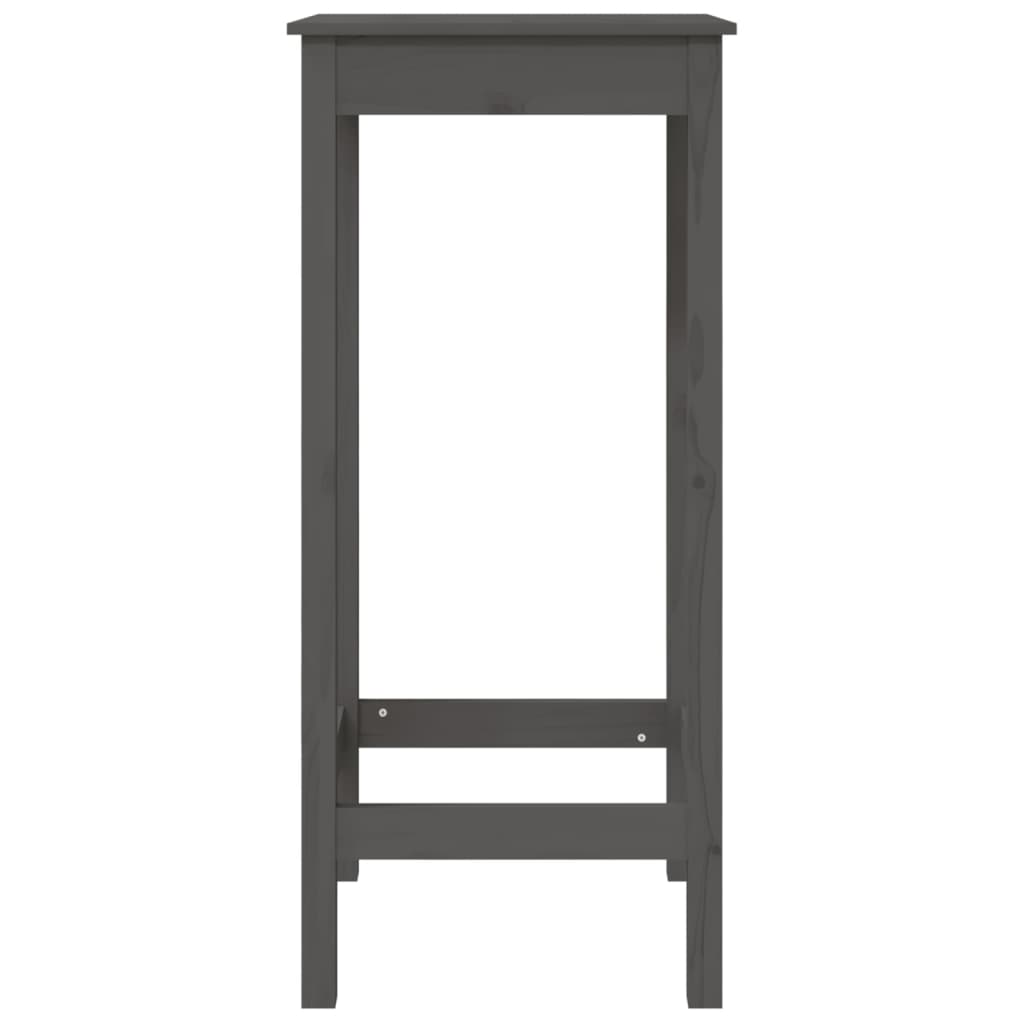 5 pcs conjunto de bar pinho maciço branco