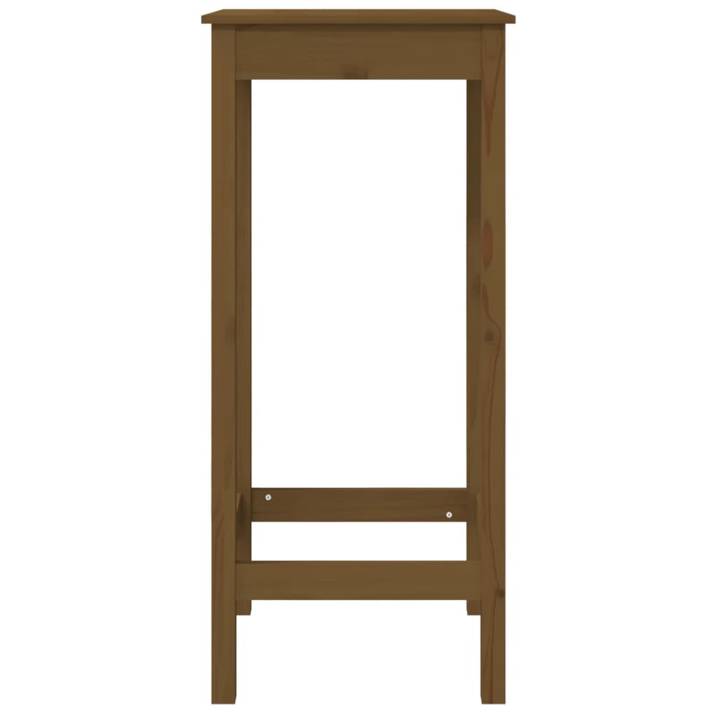 5 pcs conjunto de bar pinho maciço branco