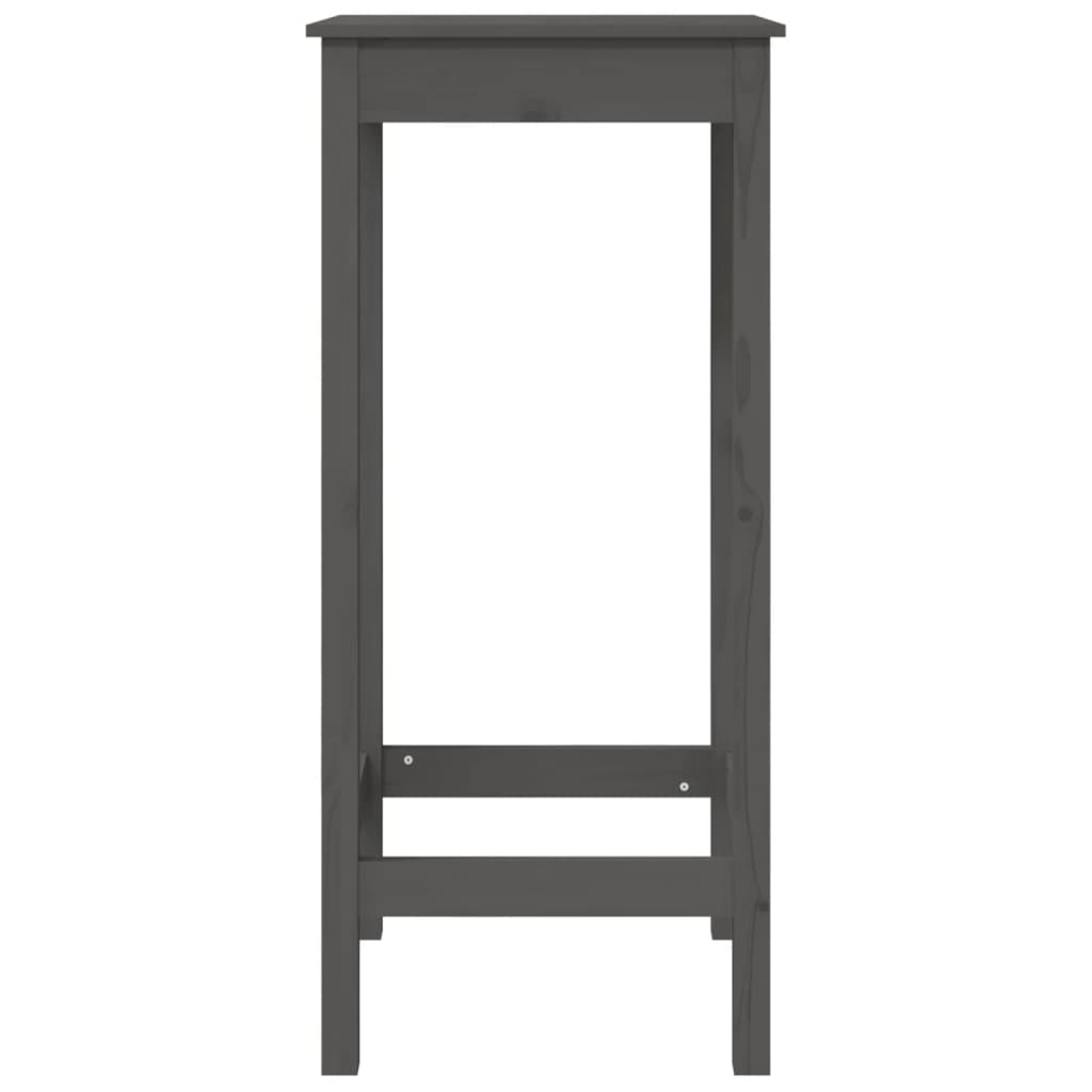 5 pcs conjunto de bar pinho maciço branco