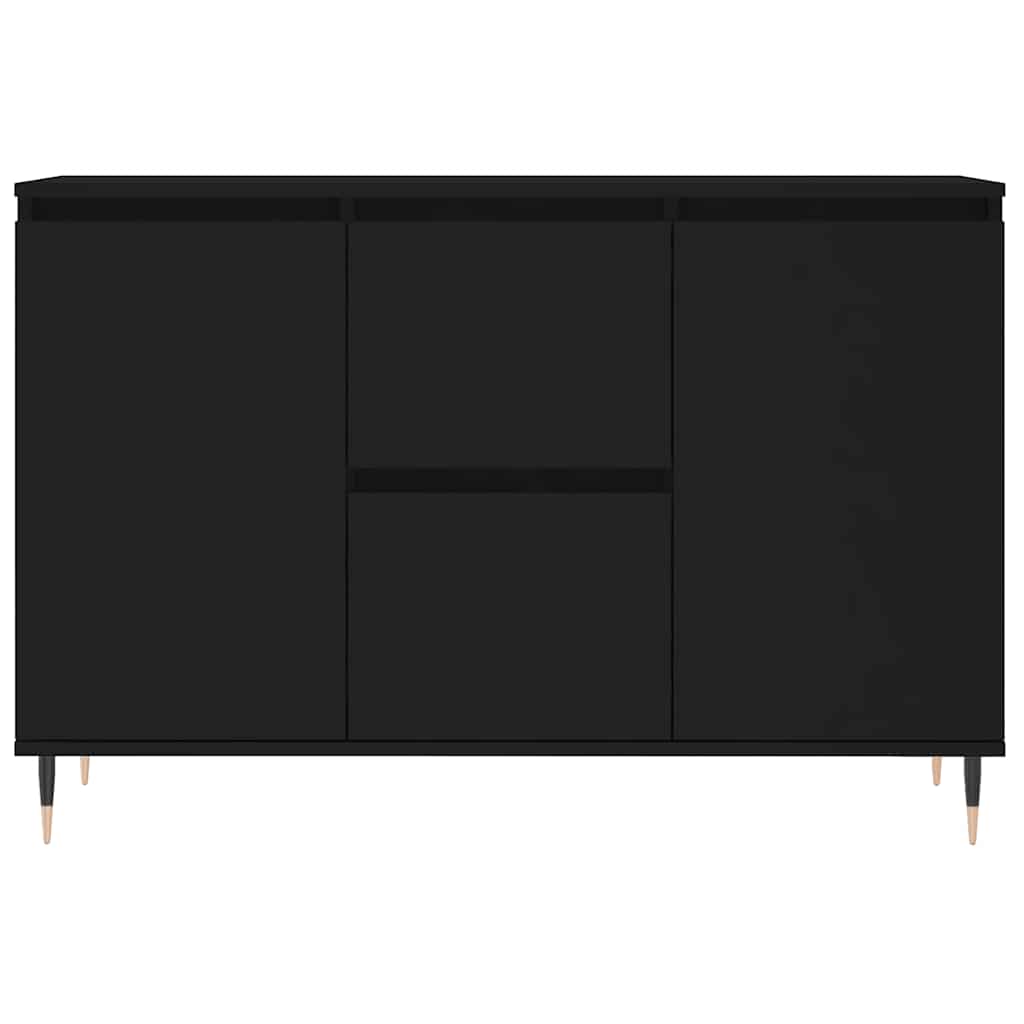 Aparador 101,5x35x70 cm derivados de madeira preto
