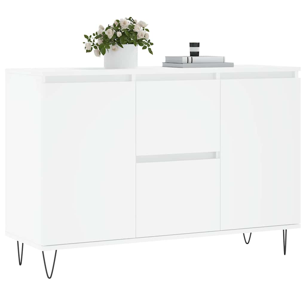 Aparador 101,5x35x70 cm derivados de madeira branco