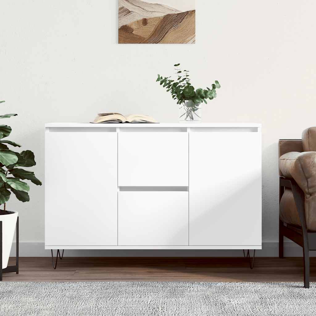 Aparador 101,5x35x70 cm derivados de madeira branco