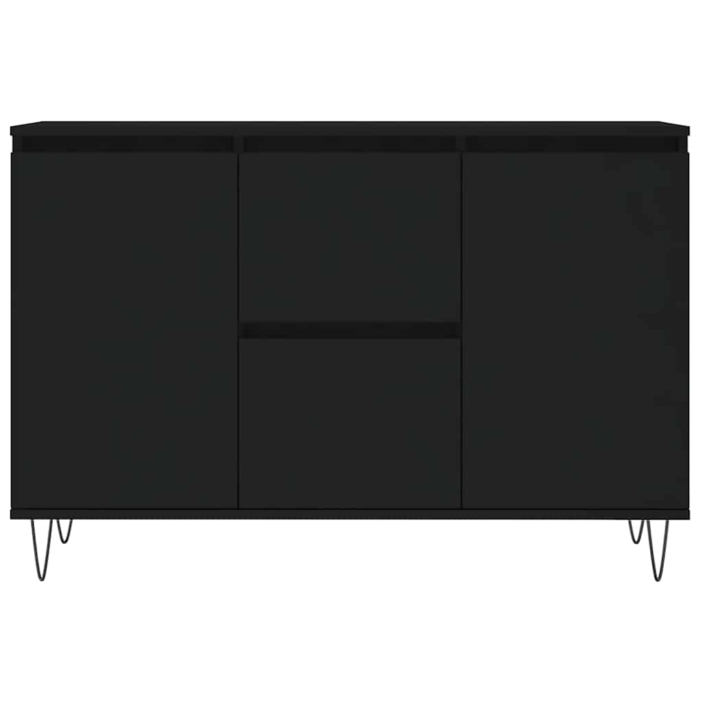 Aparador 101,5x35x70 cm derivados de madeira preto