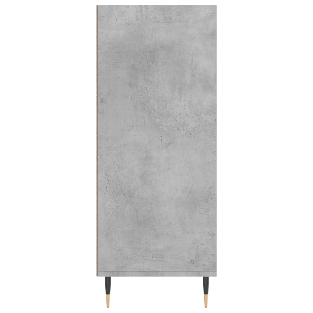 Aparador alto 57x35x90 cm derivados de madeira cinza cimento