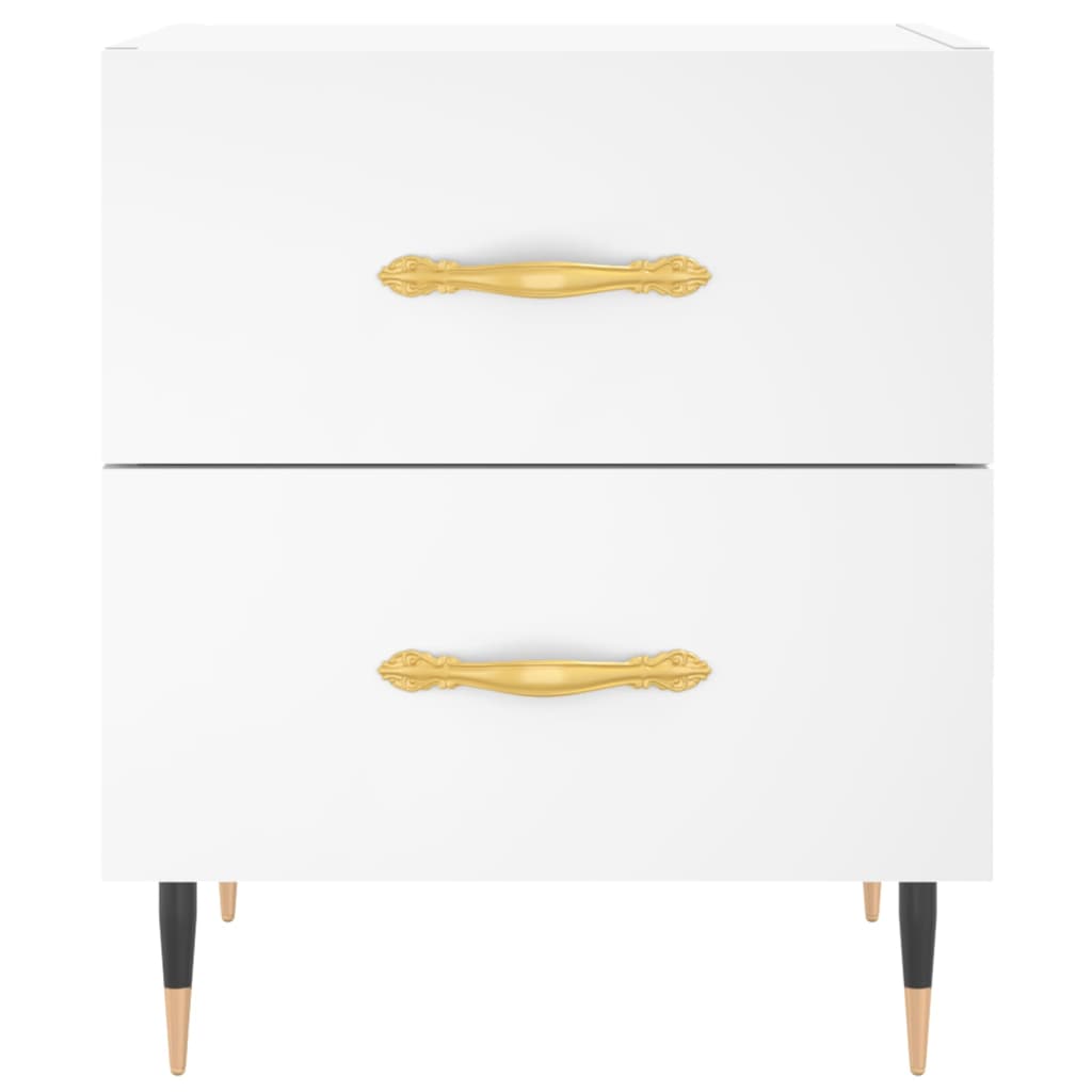 Mesa de cabeceira 40x35x47,5 cm derivados de madeira branco