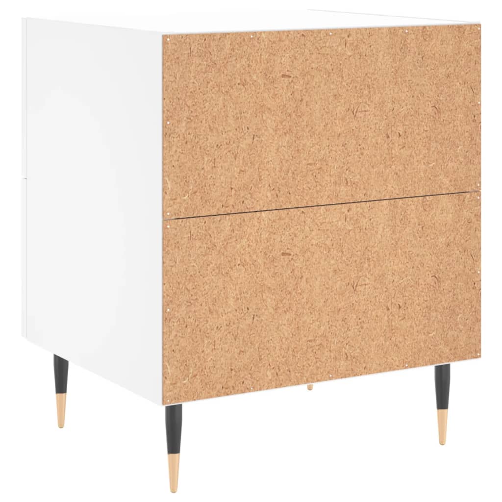 Mesa de cabeceira 40x35x47,5 cm derivados de madeira branco